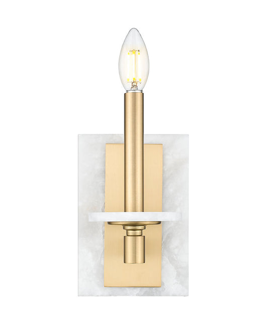 Z-Lite Kaden Wall Sconce 1-Light Modern Gold | Lighting House Orillia