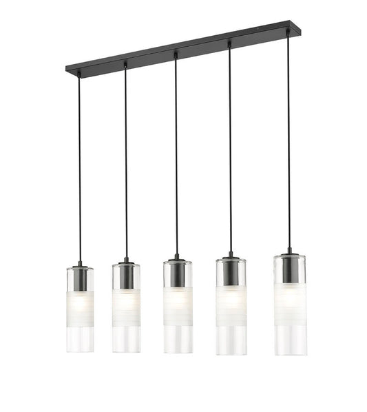 Z-Lite Alton Linear Chandelier Matte Black | Lighting House Orillia