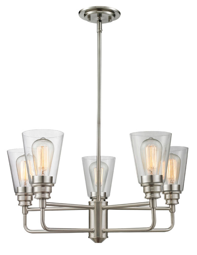 Z-Lite Annora Chandelier Brushed Nickel Open Box | Lighting House Orillia