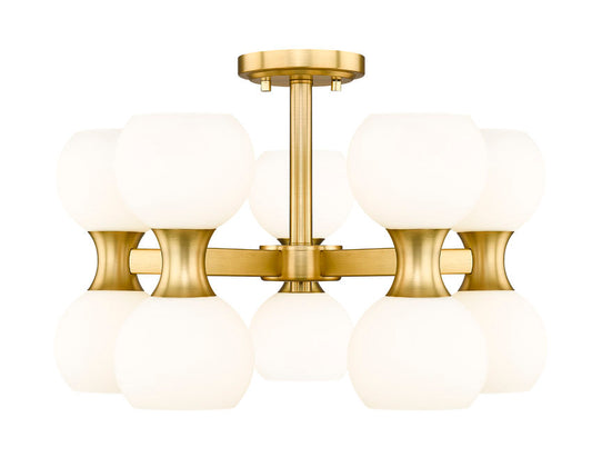 Z-Lite Artemis Semi-Flush Mount Kitchen Interior Lifestyle | Lighting House Orillia