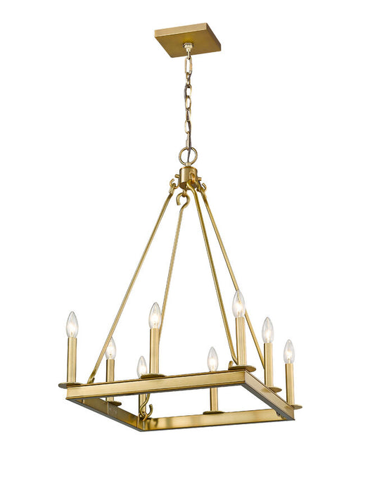 Z-Lite Barclay 8-Light Chandelier Olde Brass | Lighting House Orillia