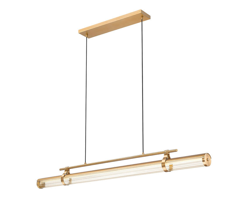 Z-Lite Benoit 54 Inch Linear Chandelier Modern Gold - interior lifestyle