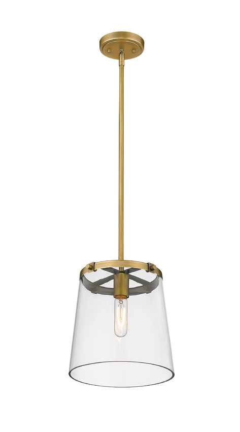Z-Lite Callista Pendant, Rubbed Brass, Close-Up Detail View 2 | Lighting House Orillia