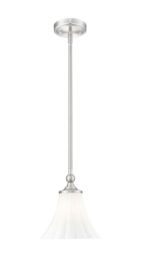 Z-Lite Pendant Fleur 8 inch Brushed Nickel - Lighting House Orillia