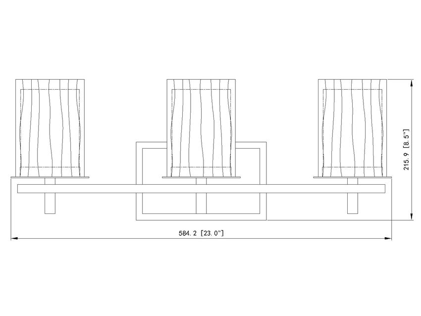 Z-Lite Grayson Vanity Light Dimensions