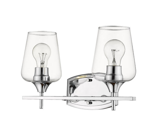 Z-Lite Joliet Vanity Light 2-Light Chrome