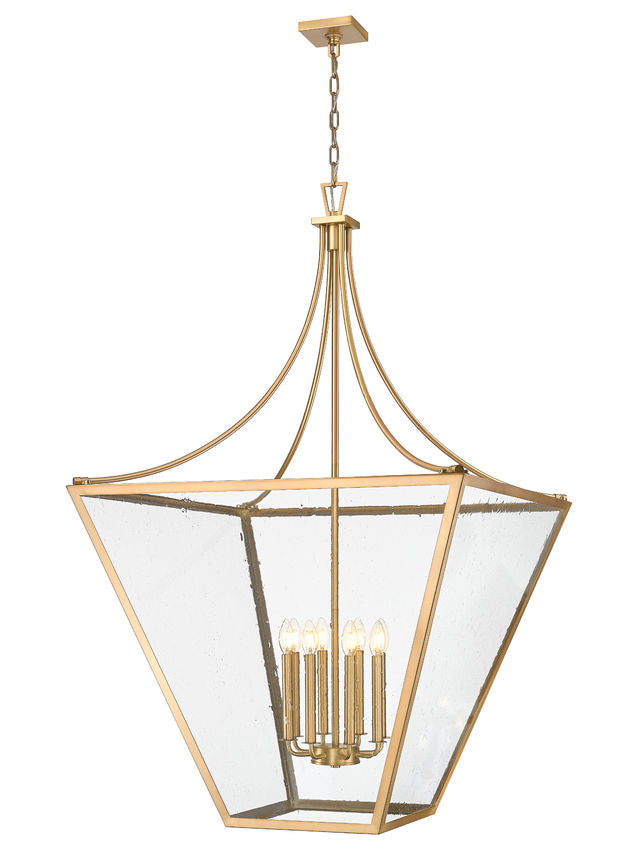 Z-Lite Chandelier Montalcino 8 Light Rubbed Brass - Lighting House Orillia