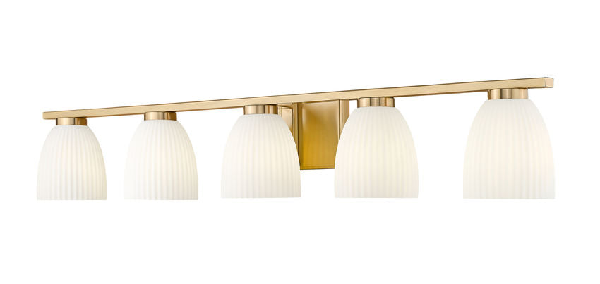 Z-Lite Vanity Naya 5 Light Modern Gold - Lighting House Orillia