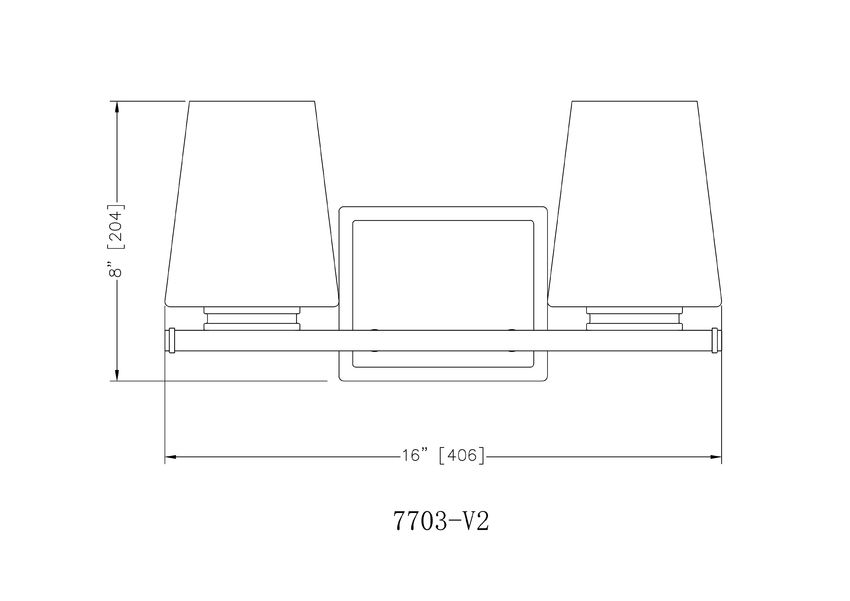 Z-Lite Nextra Vanity Light Dimensions