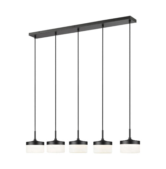Z-Lite Renaud LED 5 Light Linear Matte Black - Lighting House Orillia