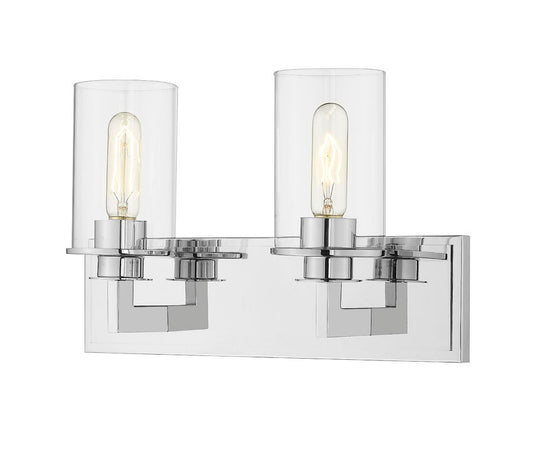 Z-Lite Savannah Vanity Light 2-Light Chrome