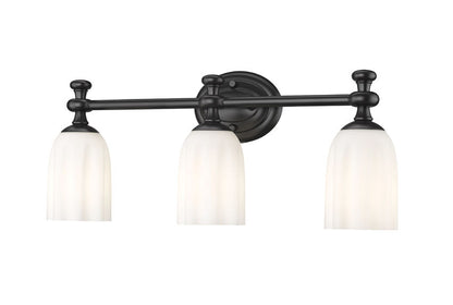 Z-Lite Orion Vanity Light 3-Light Matte Black - Lighting House Orillia