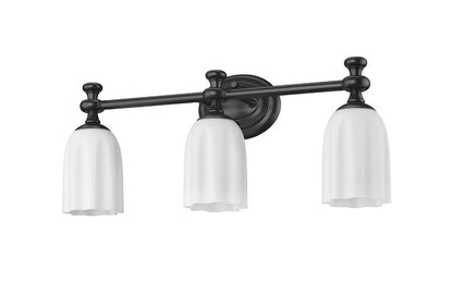 Z-Lite Orion Vanity Light 3-Light Matte Black - Lighting House Orillia