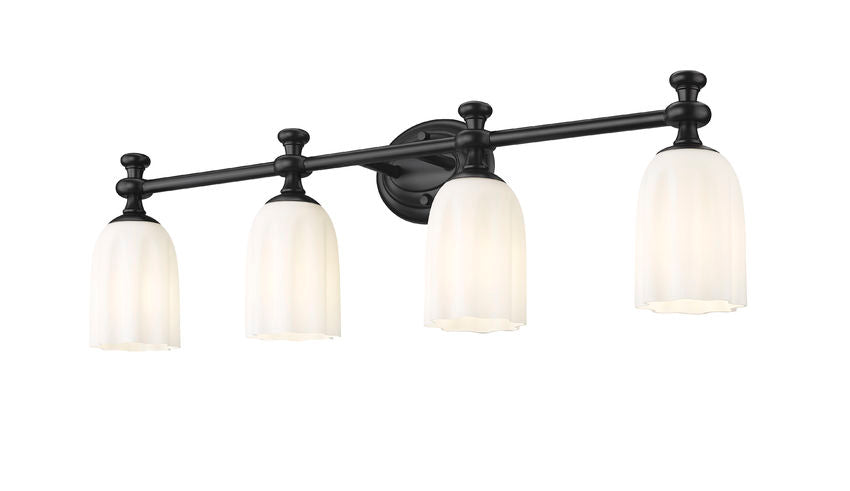 Z-Lite Orion Vanity Light 4-Light Matte Black - Lighting House Orillia