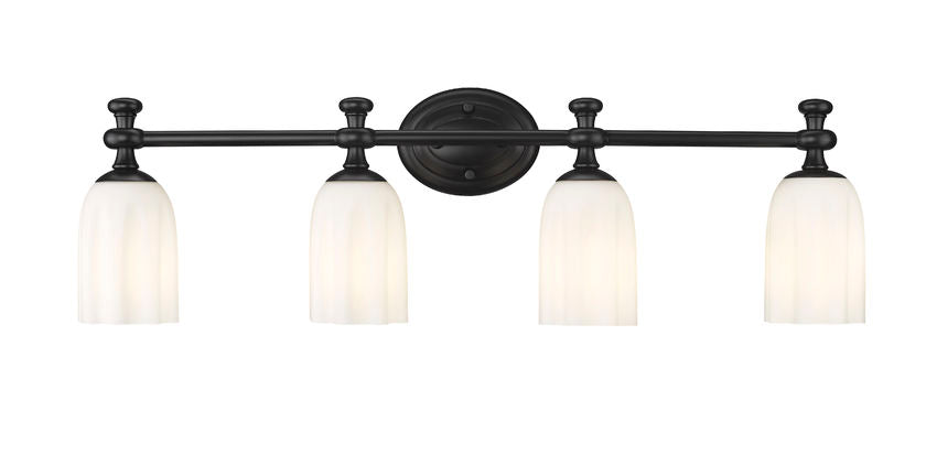 Z-Lite Orion Vanity Light 4-Light Matte Black - Lighting House Orillia