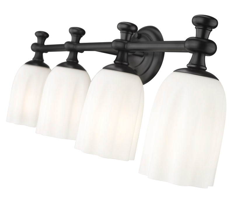 Z-Lite Orion Vanity Light 4-Light Matte Black - Lighting House Orillia