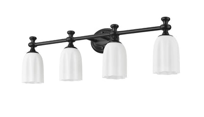 Z-Lite Orion Vanity Light 4-Light Matte Black - Lighting House Orillia