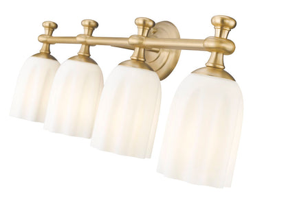 Z-Lite Orion Vanity Light 4-Light Modern Gold - Lighting House Orillia