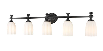 Z-Lite Orion Vanity Light 5-Light Matte Black - Lighting House Orillia
