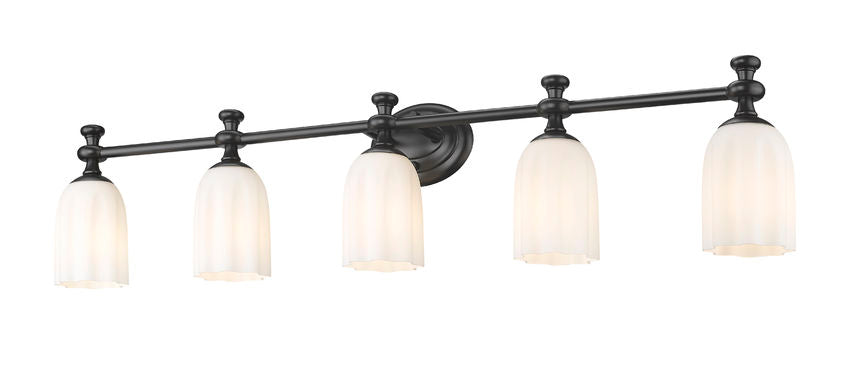 Z-Lite Orion Vanity Light 5-Light Matte Black - Lighting House Orillia