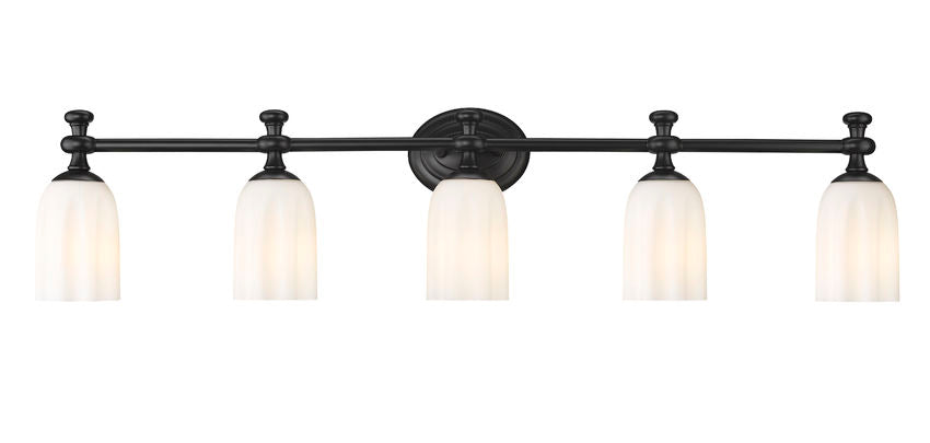 Z-Lite Orion Vanity Light 5-Light Matte Black - Lighting House Orillia