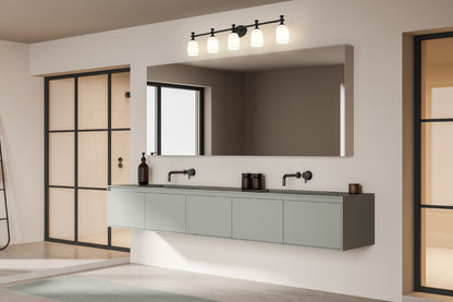 Z-Lite Orion Vanity Light 5-Light Matte Black - Lighting House Orillia