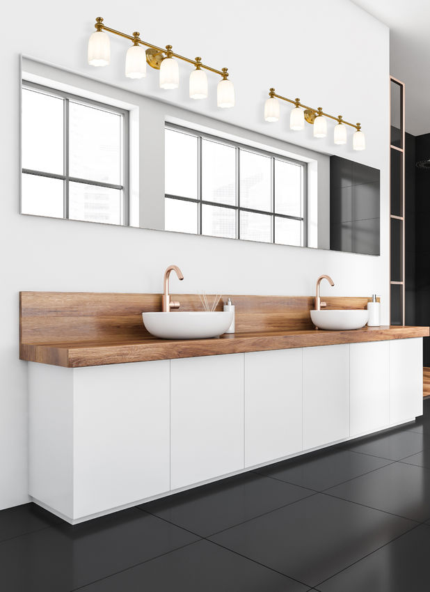 Z-Lite Orion Vanity Light 5-Light Modern Gold - Lighting House Orillia