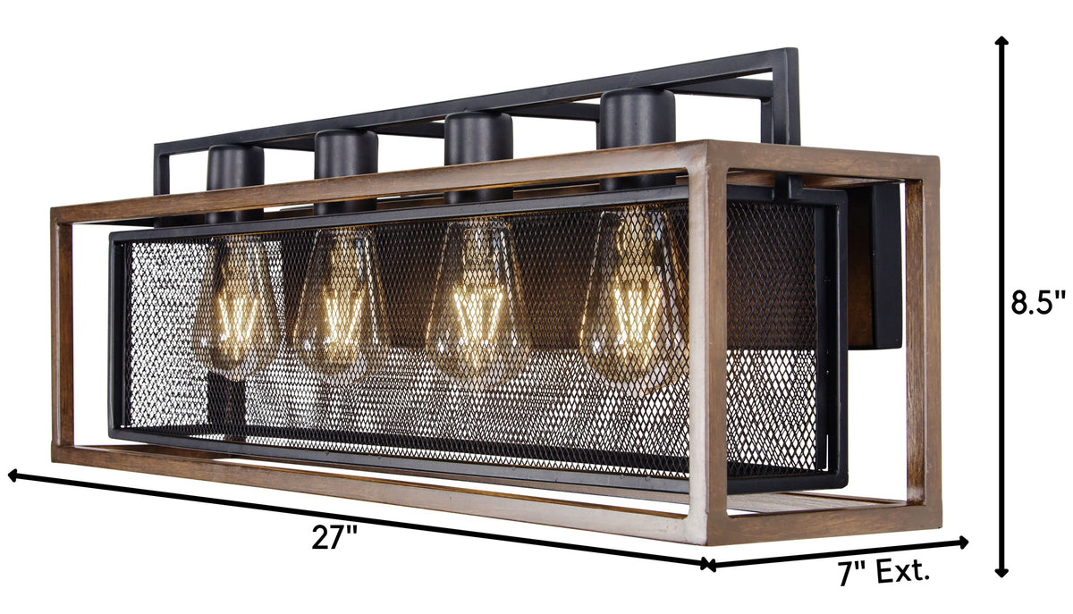 Varaluz Rio Lobo 4-Light Vanity Light - detail