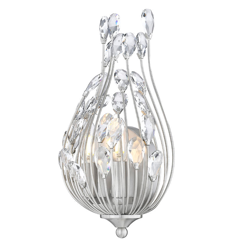 Z-Lite Wall Sconce Gabriella Brushed Nickel - Lighting House Orillia