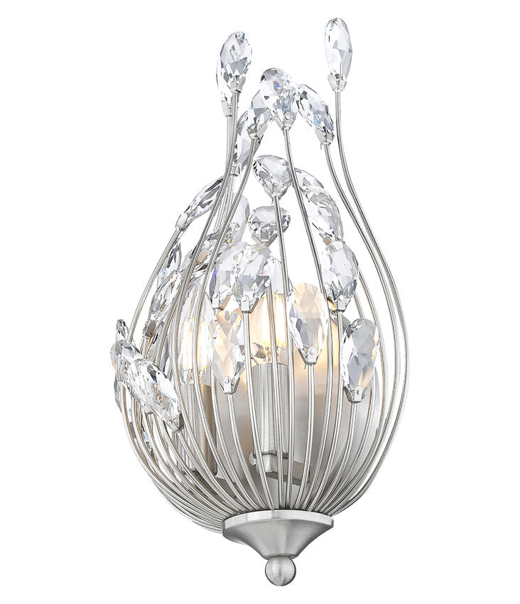Z-Lite Wall Sconce Gabriella Brushed Nickel - Lighting House Orillia