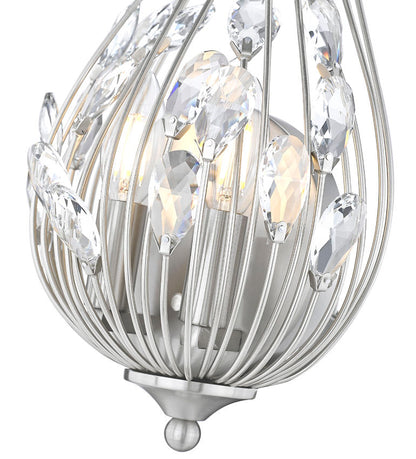 Z-Lite Wall Sconce Gabriella Brushed Nickel - Lighting House Orillia
