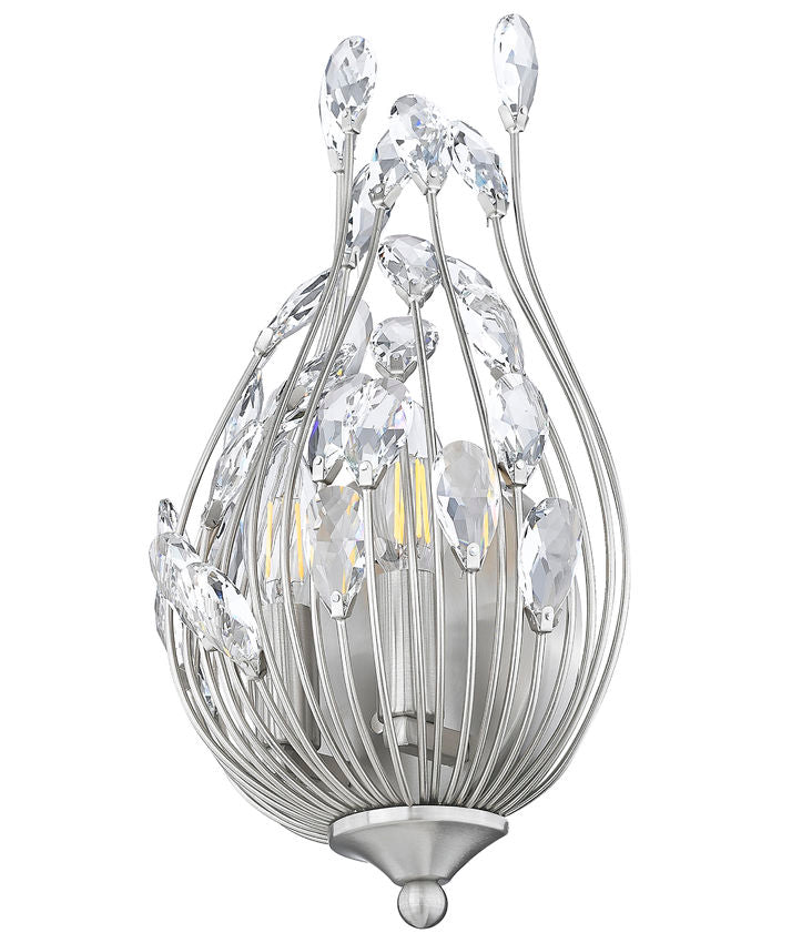 Z-Lite Wall Sconce Gabriella Brushed Nickel - Lighting House Orillia