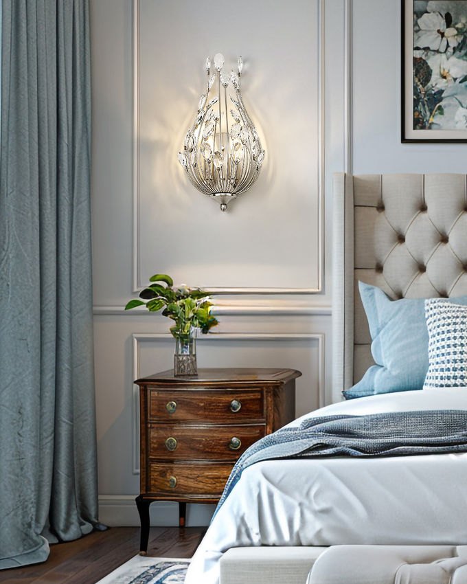 Z-Lite Wall Sconce Gabriella Brushed Nickel - Lighting House Orillia