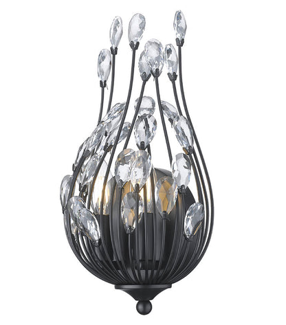 Z-Lite Wall Sconce Gabriella Matte Black - Lighting House Orillia