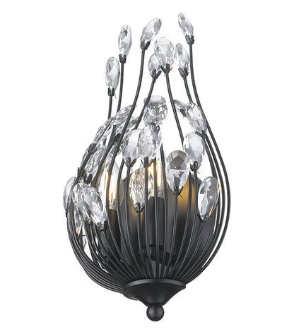 Z-Lite Wall Sconce Gabriella Matte Black - Lighting House Orillia