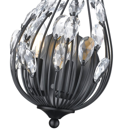 Z-Lite Wall Sconce Gabriella Matte Black - Lighting House Orillia