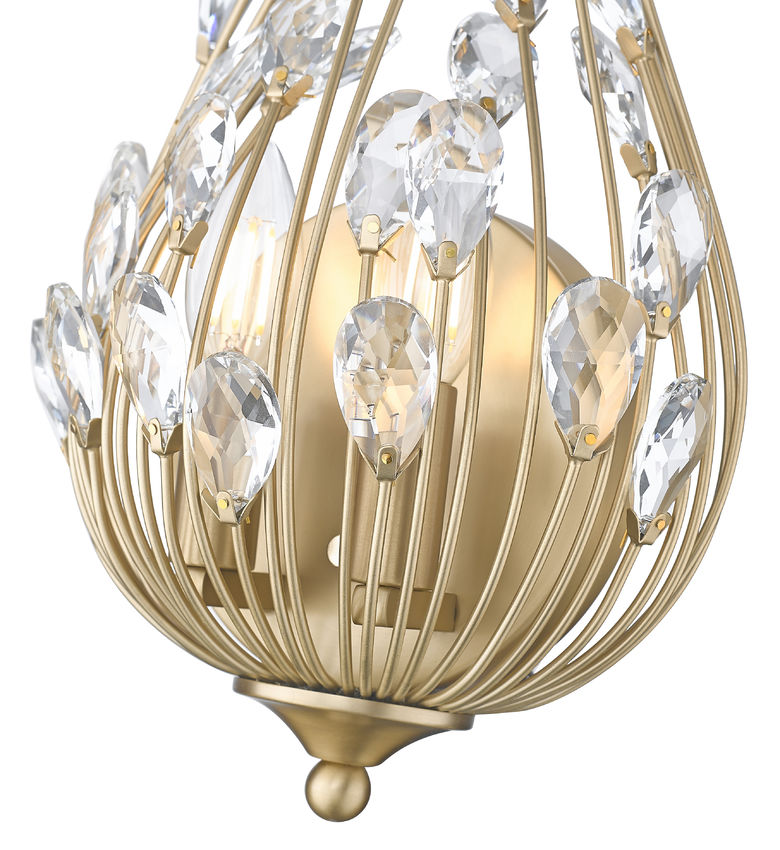 Z-Lite Wall Sconce Gabriella Modern Gold - Lighting House Orillia