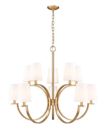 Z-Lite Cordelia Chandelier 10-Light Modern Gold - Lighting House Orillia