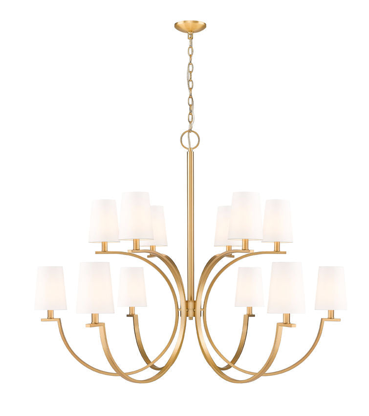 Z-Lite Cordelia Chandelier 12-Light Modern Gold - Lighting House Orillia