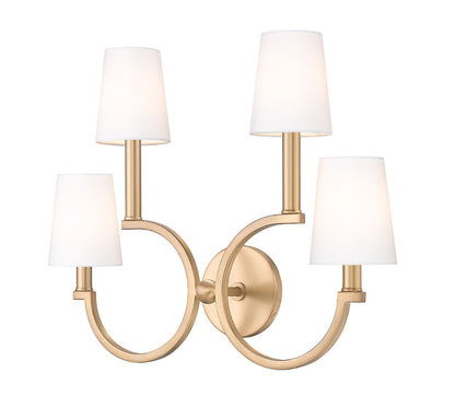 Z-Lite Cordelia Wall Sconce Modern Gold - Lighting House Orillia