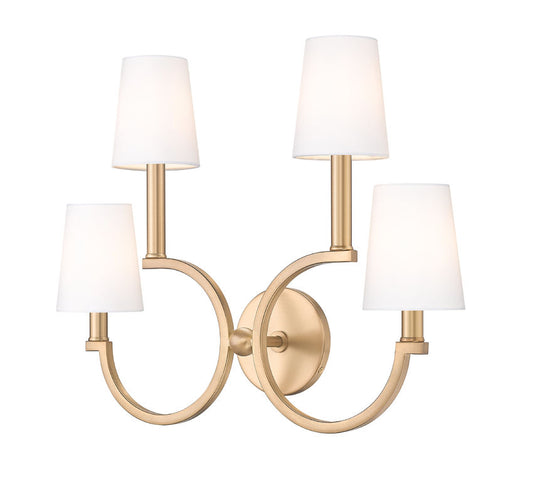 Z-Lite Cordelia Wall Sconce Modern Gold - Lighting House Orillia