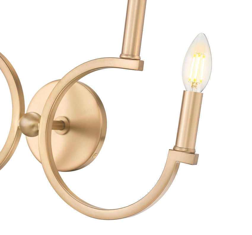 Z-Lite Cordelia Wall Sconce Modern Gold - Lighting House Orillia