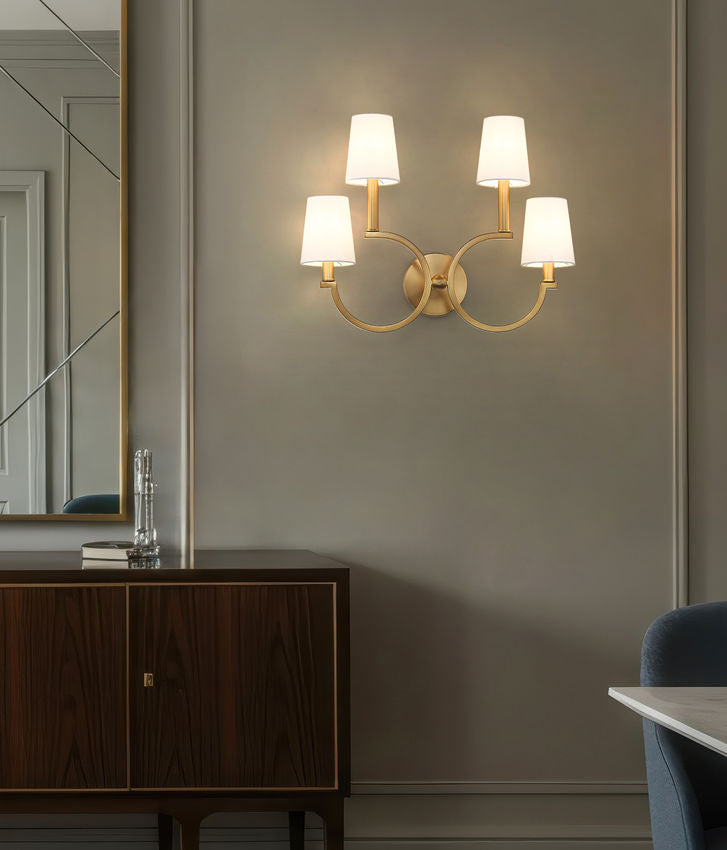 Z-Lite Cordelia Wall Sconce Modern Gold - Lighting House Orillia
