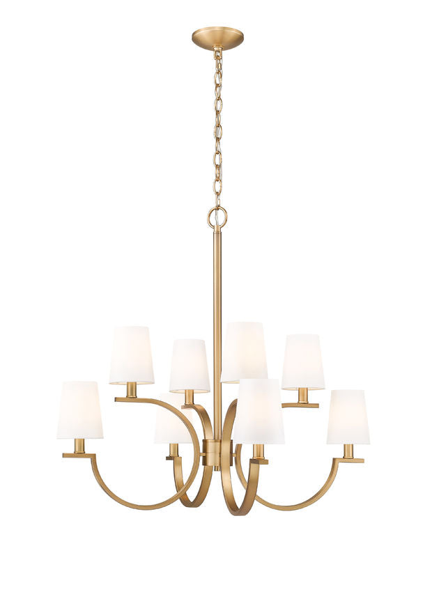 Z-Lite Cordelia Chandelier 8-Light Modern Gold - Lighting House Orillia