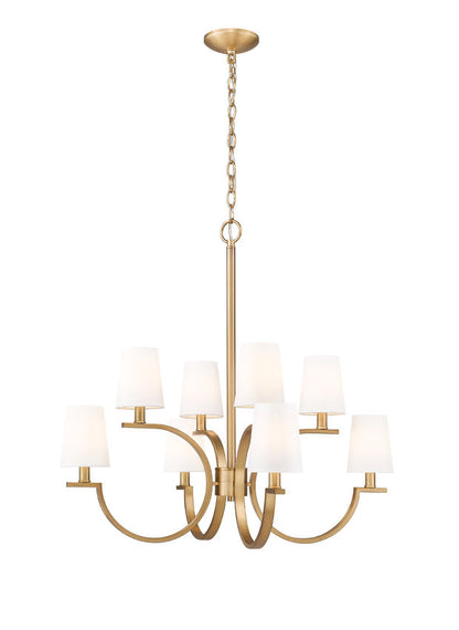 Z-Lite Cordelia Chandelier 8-Light Modern Gold - Lighting House Orillia