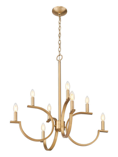 Z-Lite Cordelia Chandelier 8-Light Modern Gold - Lighting House Orillia