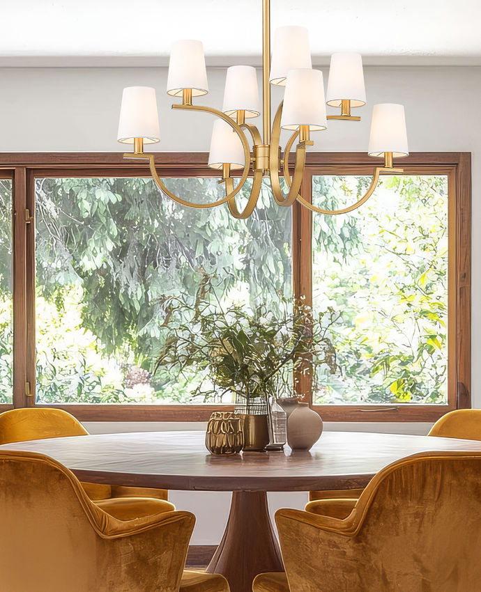 Z-Lite Cordelia Chandelier 8-Light Modern Gold - Lighting House Orillia