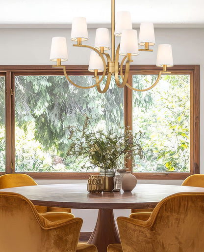 Z-Lite Cordelia Chandelier 8-Light Modern Gold - Lighting House Orillia
