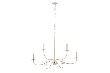 Z-Lite Arrington Chandelier 42 inch Polished Nickel | Lighting House Orillia