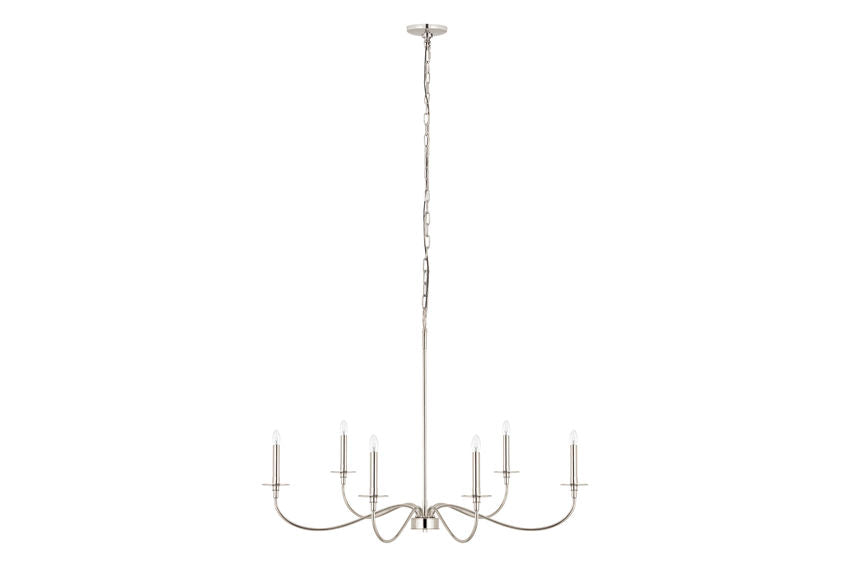 Z-Lite Arrington Chandelier 42 inch Polished Nickel | Lighting House Orillia